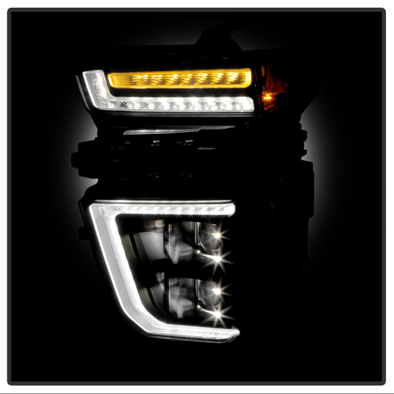 SPYDER Chevy Silverado 20-23 HD 2500/3500 High-Power LED Module - Black (PRO-YD-CSHD20AP-SEQ-BK) 5088840
