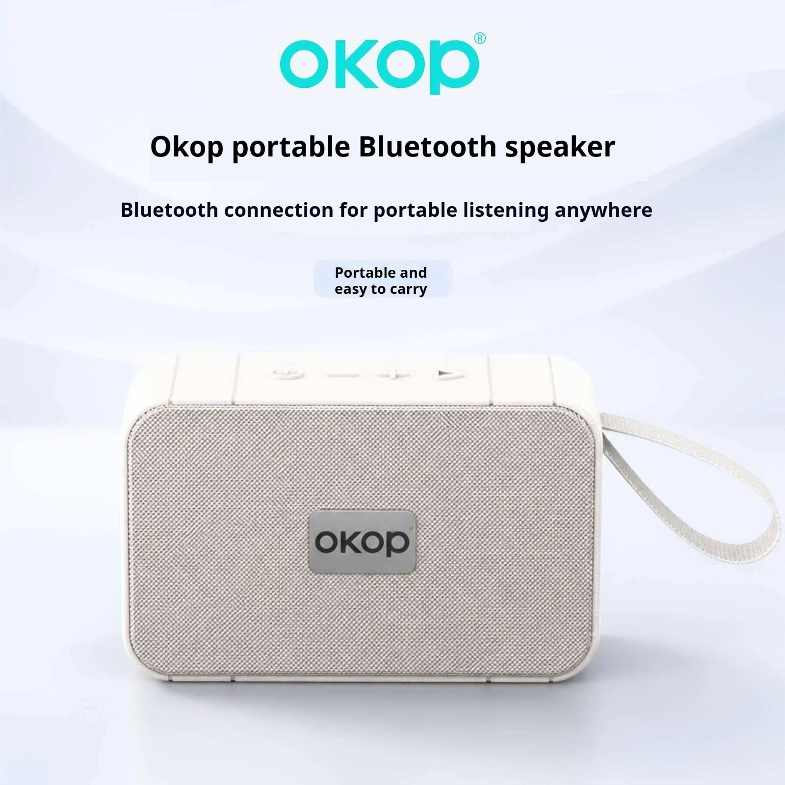KP-869 Best-selling Wireless Bluetooth Speaker Portable Handle Long Battery Life Minimalist Design Factory Stock Available