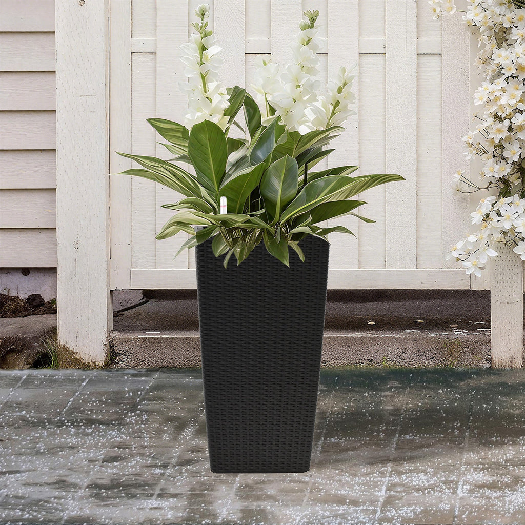 Pack of 2 Square Planters for Garden