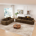Modular Deep-Seat Sofa Set