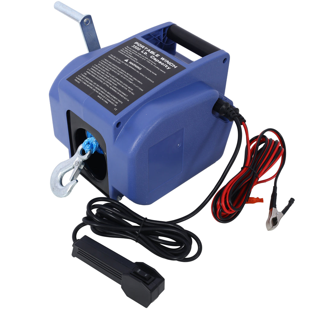 12V 3500lbs Reversible Electric Winch for Boats