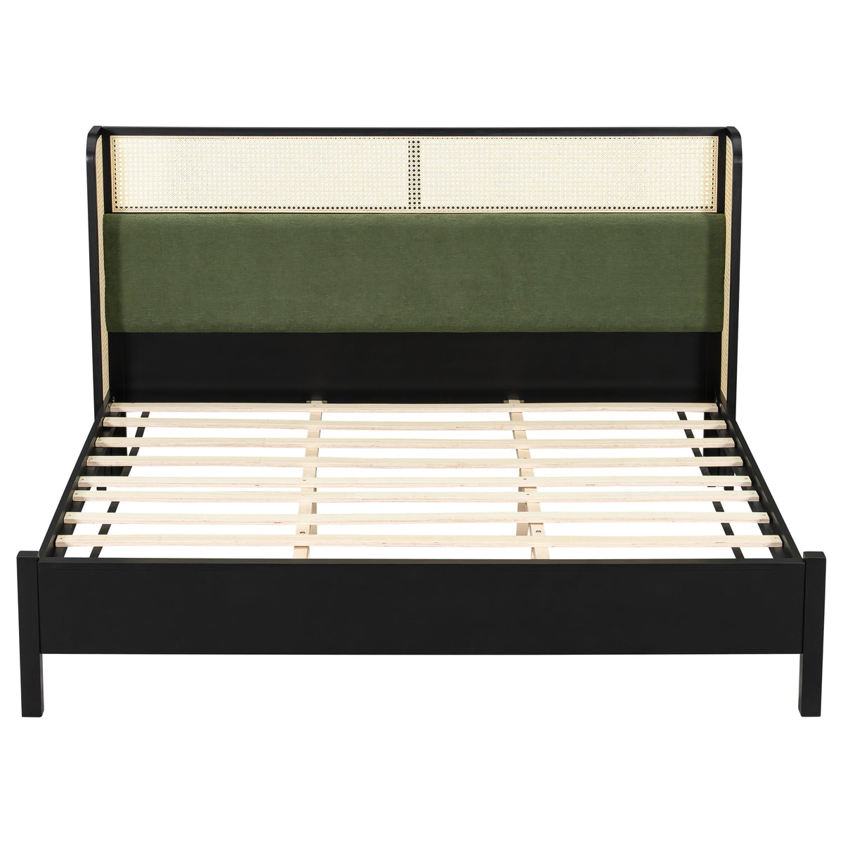 King Size Bed Frame in Black and Green