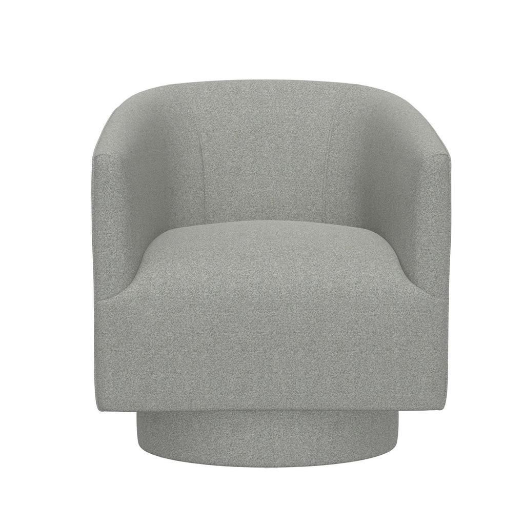 Gray Swivel Accent Chair