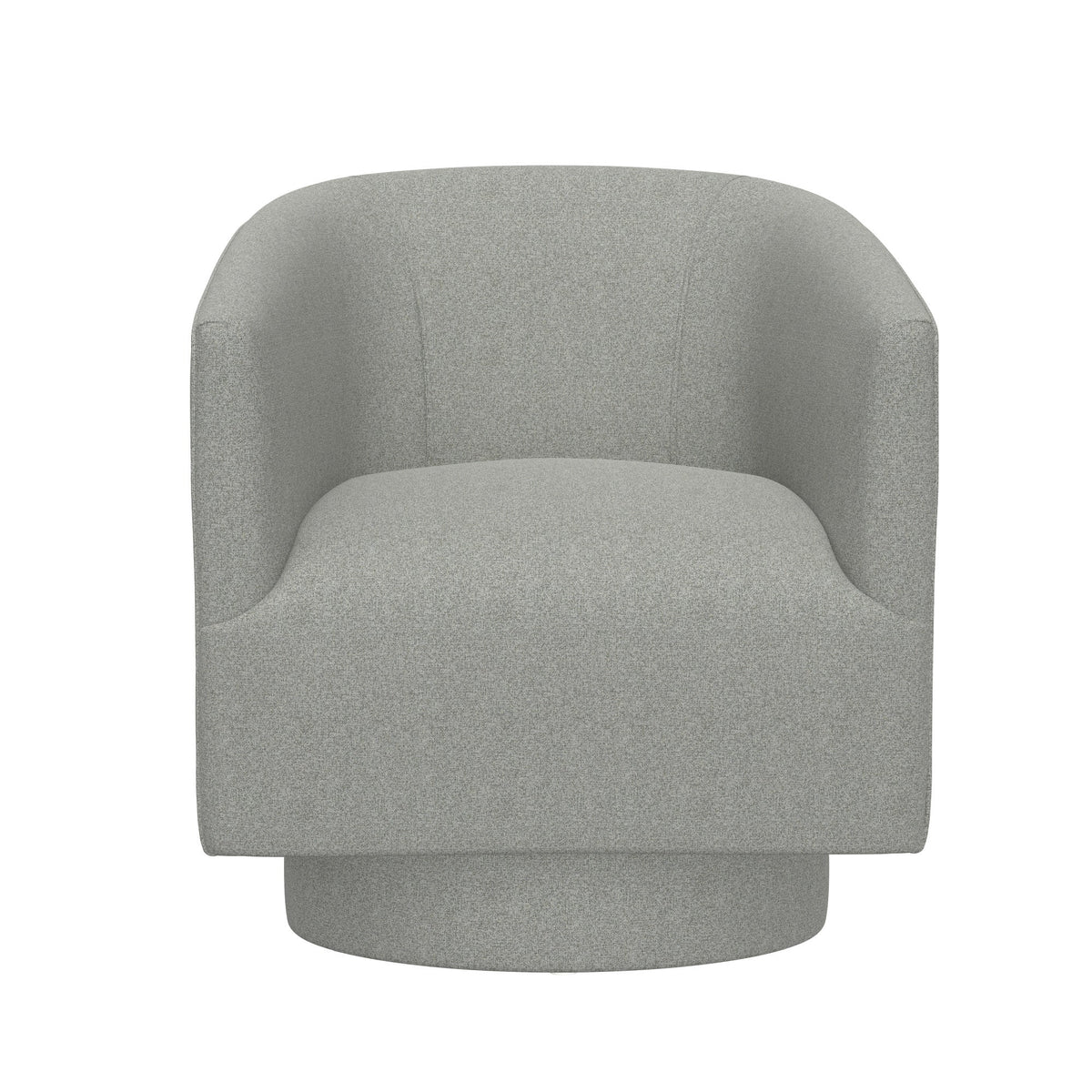Gray Swivel Accent Chair