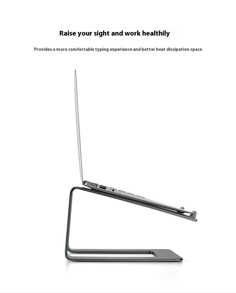 Laptop Aluminum Alloy Base Plate Desktop Riser