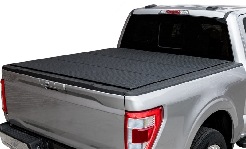Access LOMAX Professional Series Tri-Fold Cover 04-18 Ford F-150 5ft 6in Short Bed Diamond Plate B0010019