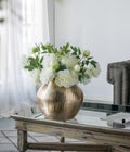 Aluminum Chisel Flower Vase