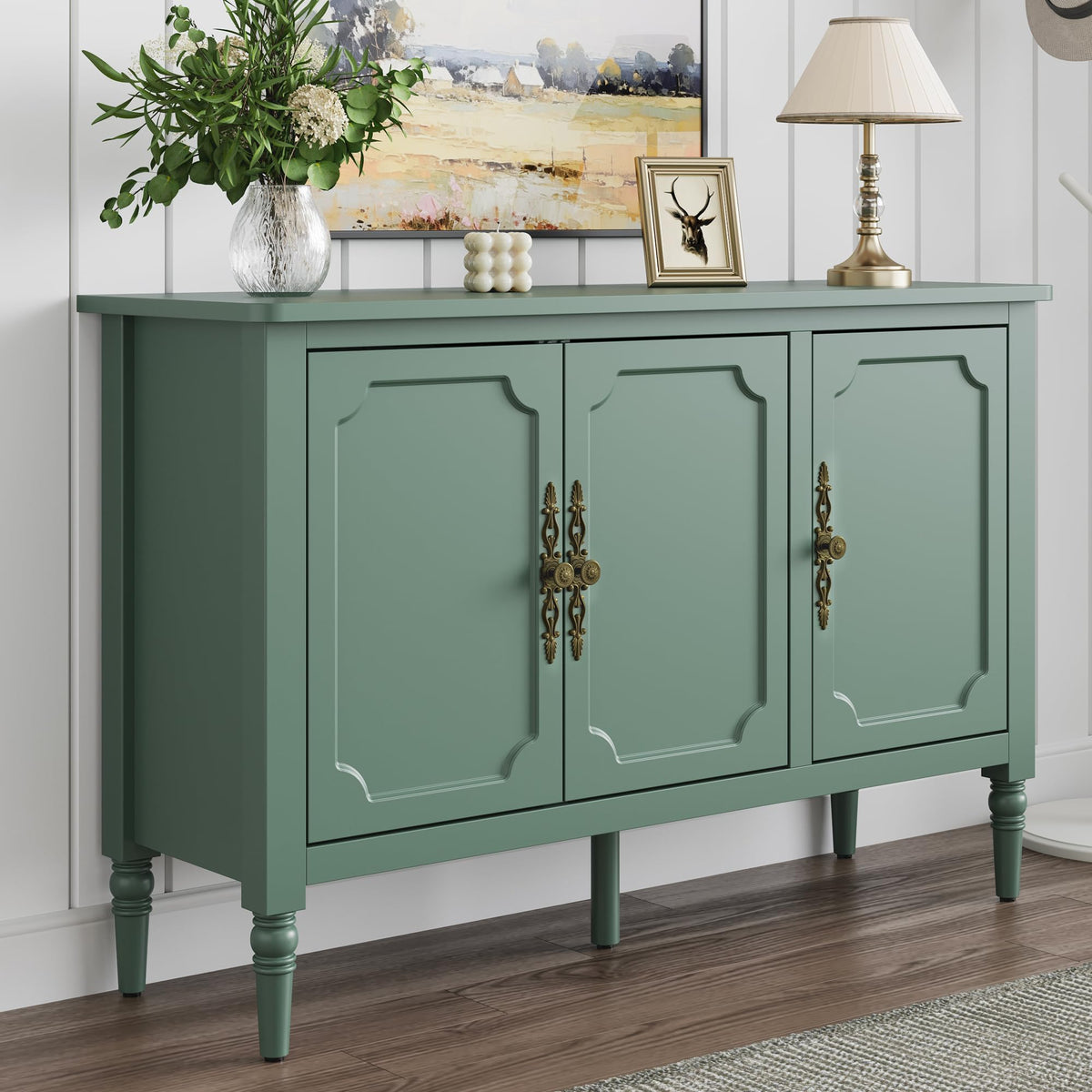 Mid-Century 3-Door Buffet Cabinet for Dining Room