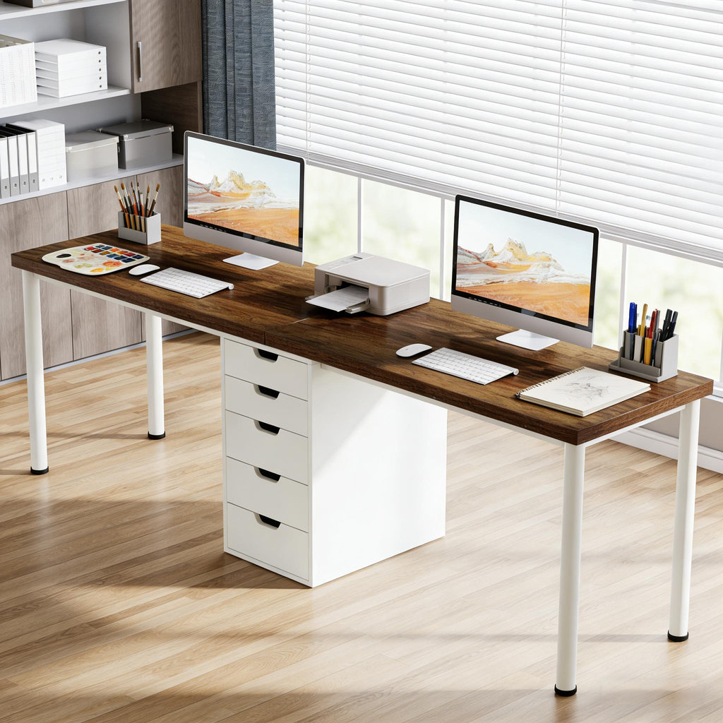 Computer Desk, Two Person Office Desk, Workstation