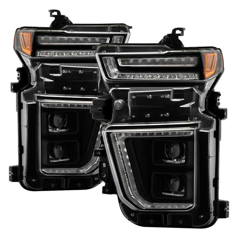 SPYDER Chevy Silverado 20-23 HD 2500/3500 High-Power LED Module - Black (PRO-YD-CSHD20AP-SEQ-BK) 5088840