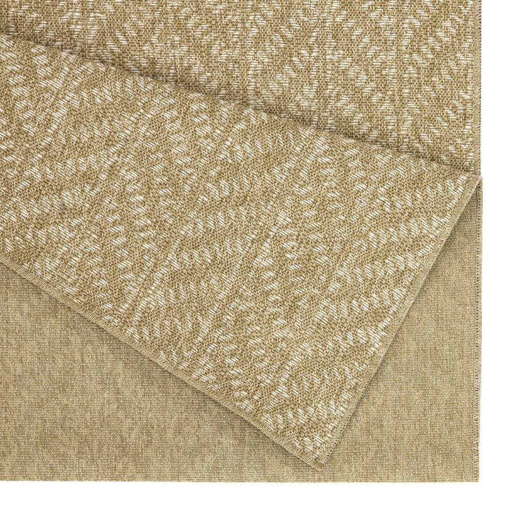 Earth GC_NTL1014 Jute/White Area Rug