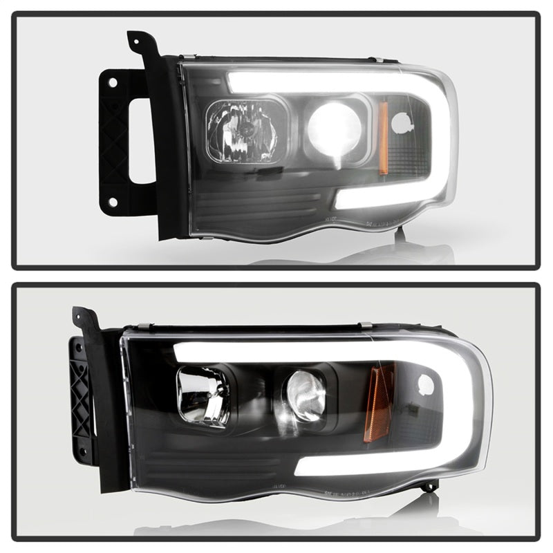 Spyder Dodge Ram 1500 02-05/Ram 2500/3500 03-05 High-Power LED Headlights - Black PRO-YD-DR02V2PL-BK 5088079
