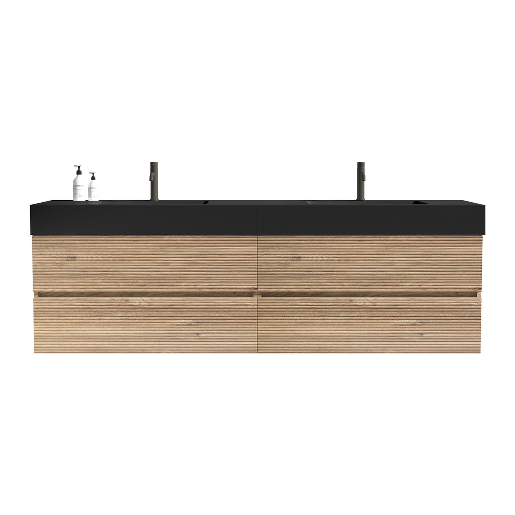 Grace 72" Mid-Century Modern Bathroom Vanity