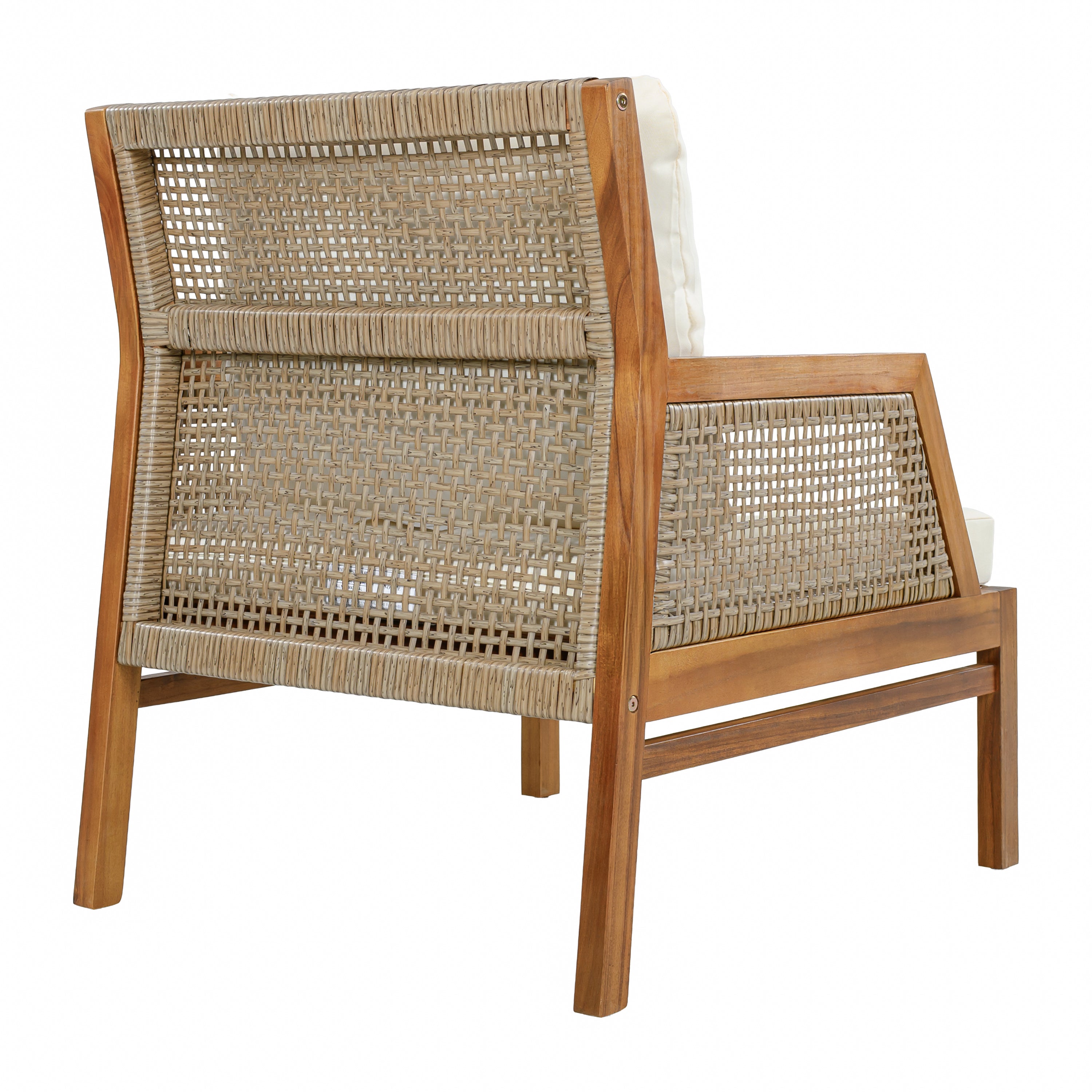 Acacia Wood Patio Furniture Club Chair