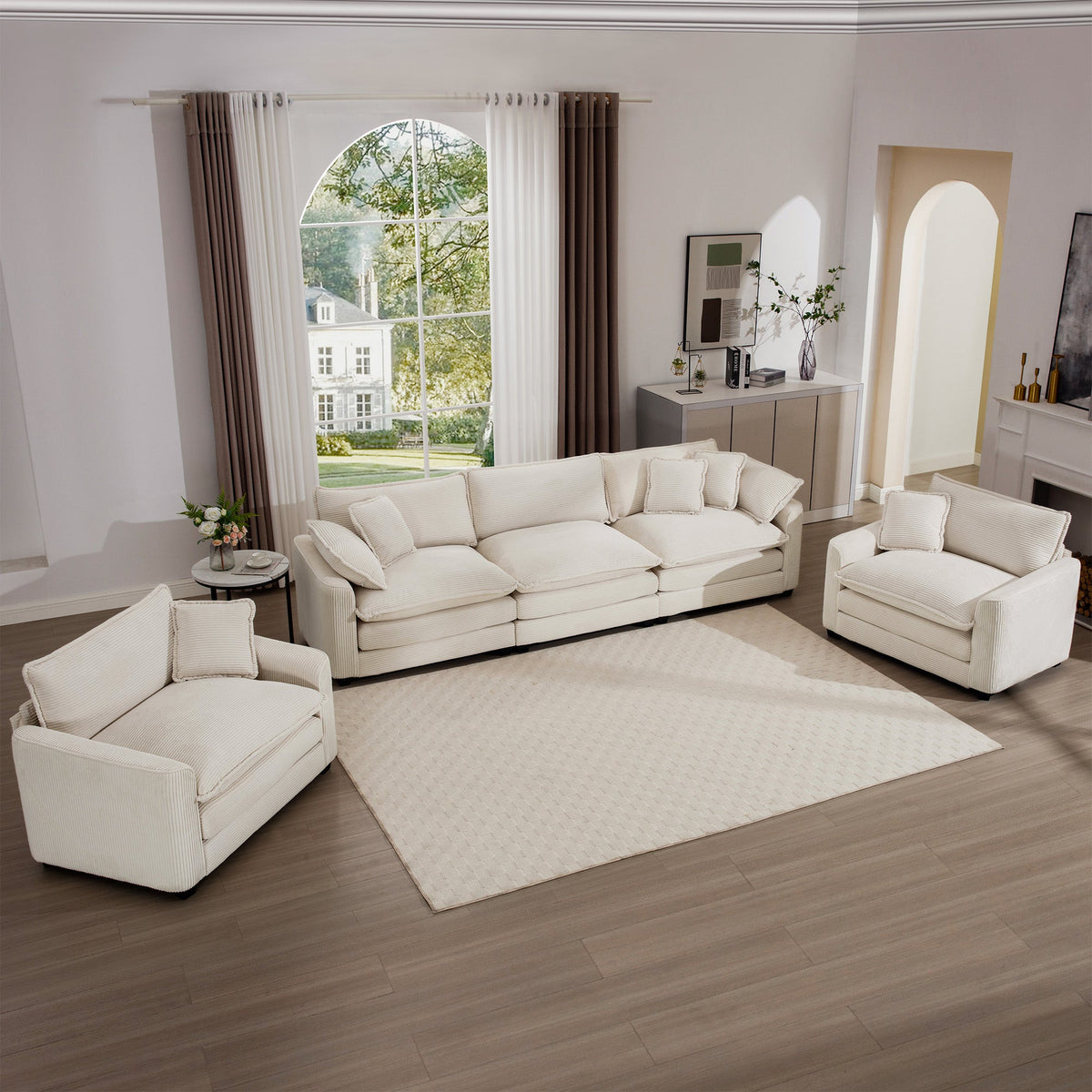 Luxurious and Sophisticated Sofa Set