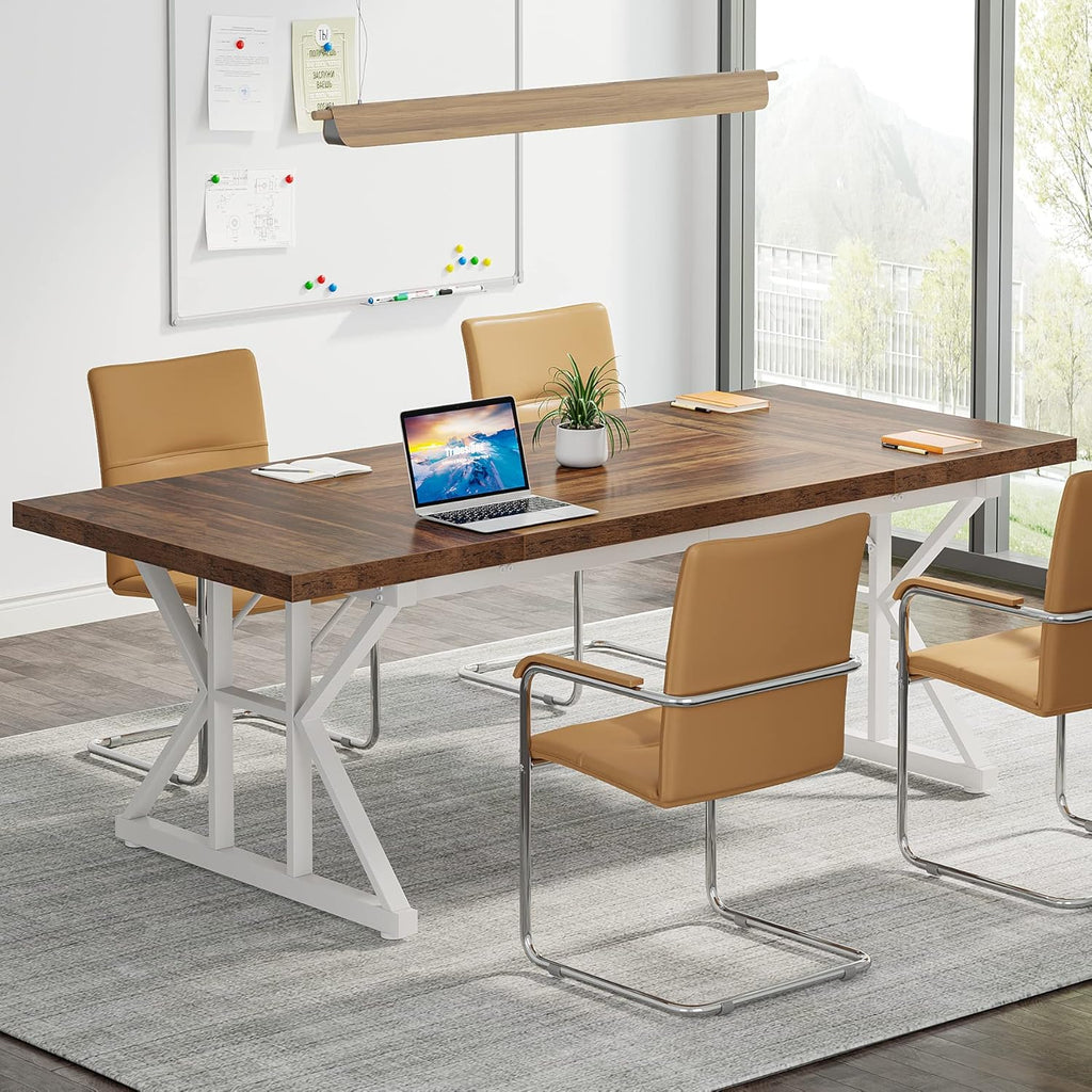 71" Farmhouse Dining Table for 6