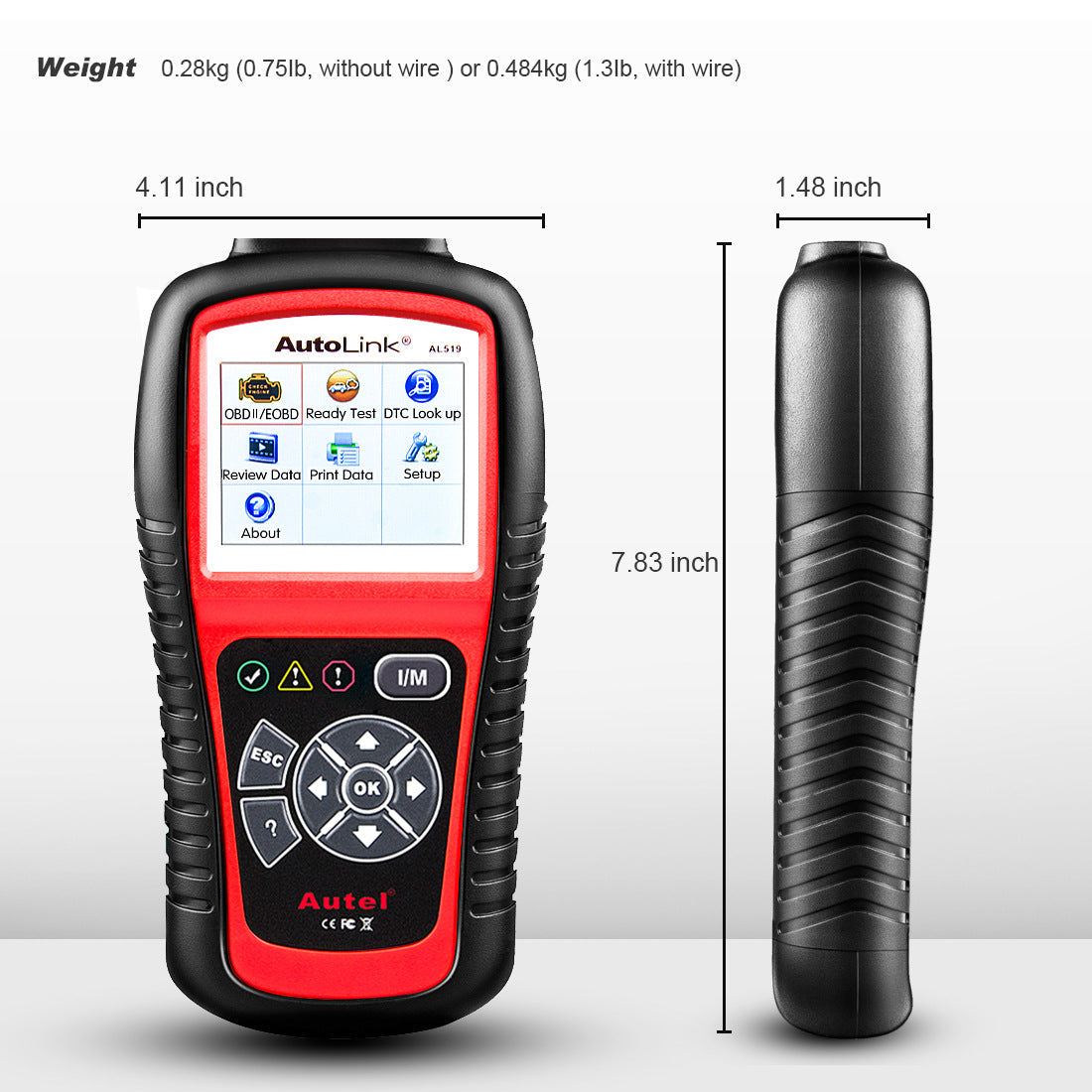 Doutong AUTEL AL519 Automotive Diagnostic Scanner OBD2 Multilingual International Version