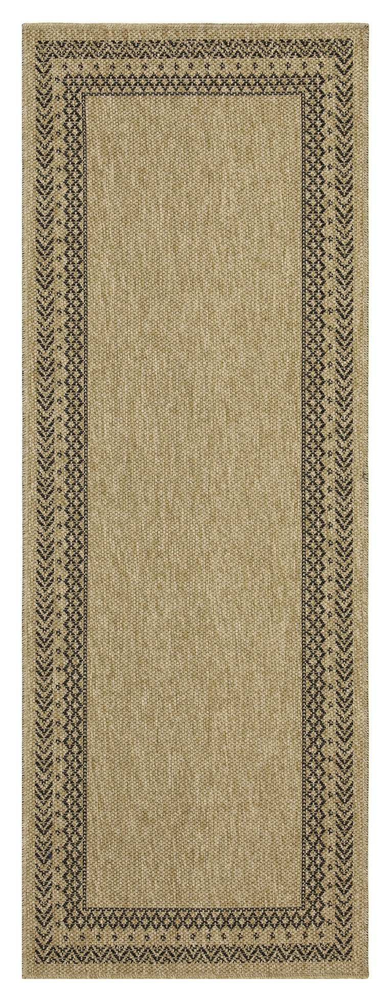Earth GC_NTL1006 Jute/Black Area Rug