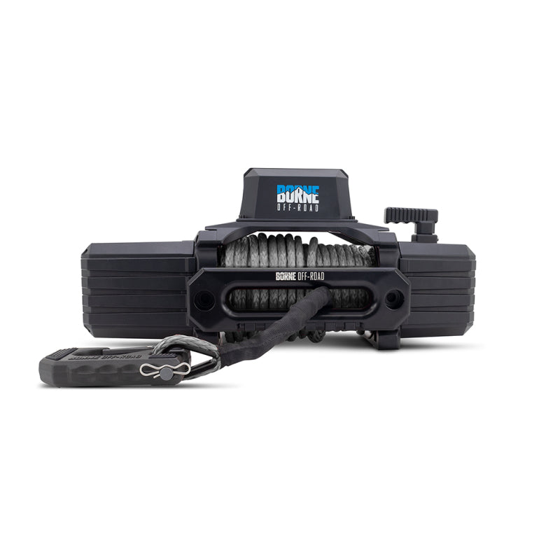 Borne Off-Road 12K Winch - Grey Synthetic Rope BNWN-12-SGR