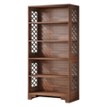 70.8" 6-Tier Vintage Bookcase