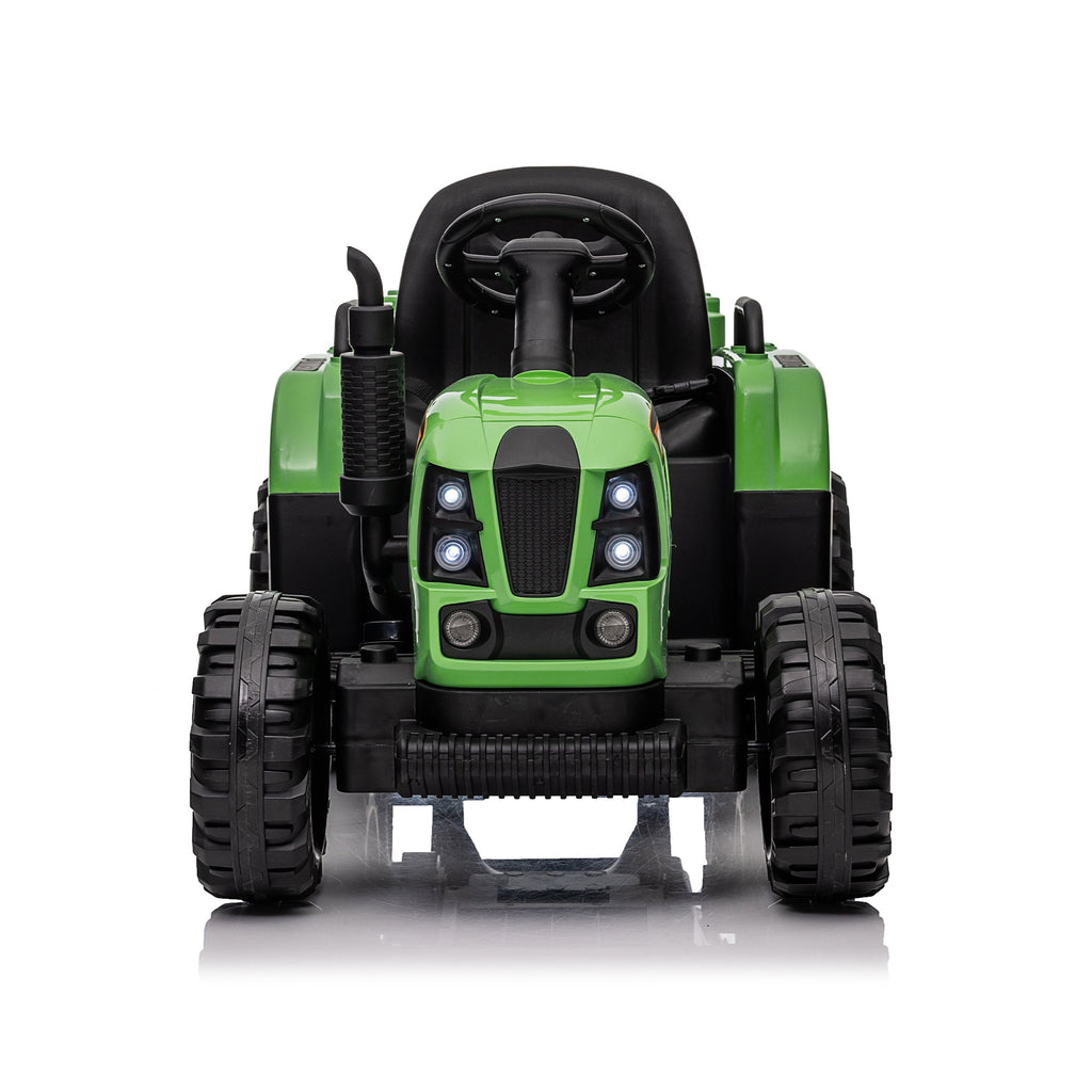 Ride On Tractor with Trailer - 24V Electric Toy for Kids