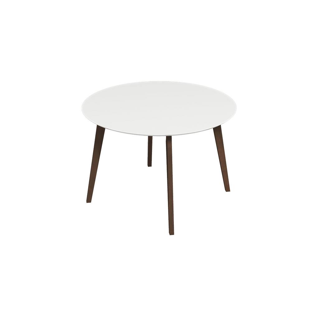 Alina Dining Table (White) and 4 Side Chairs