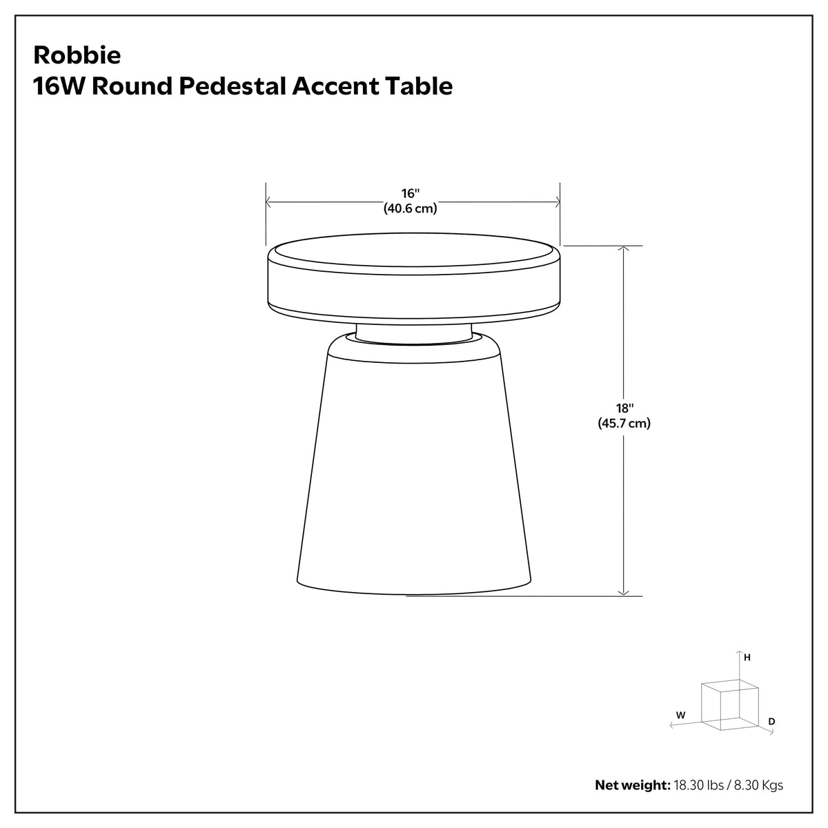 Robbie Accent Table