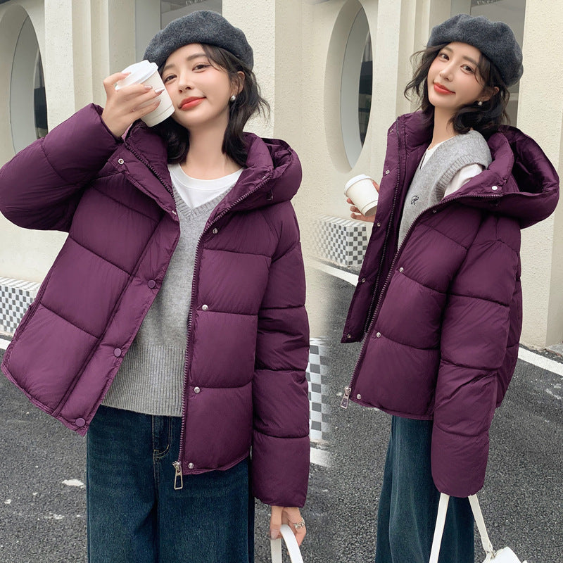 Womens Stylish Short Down Puffer Coat