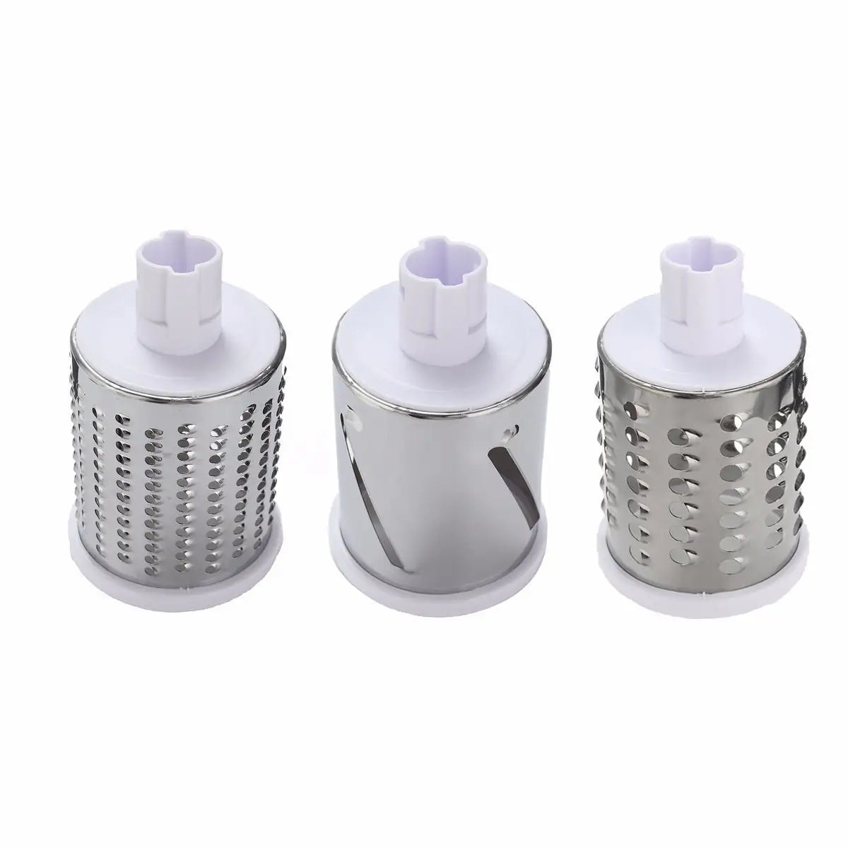 Manual Rotary Mandoline Slicer with 3 Drum Blades