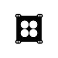 Cometic Gasket Cometic Holley 4 Barrel 4150 Style .039in Fiber Carburetor Gasket - 1.750in Holes C5262-039