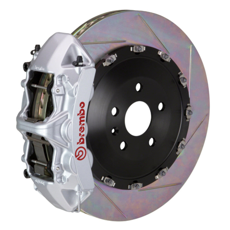 Brembo 25+ BMW X3 30/BMW X3 M50 xDrive Fr GT BBK 6 Pist Cast 405x34 2pc Rotor Slotted Type1- Silver 1N2.9552A3