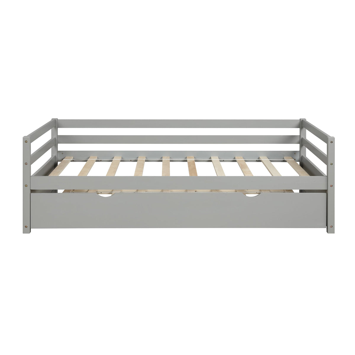 Twin Size Daybed with Trundle Frame Set