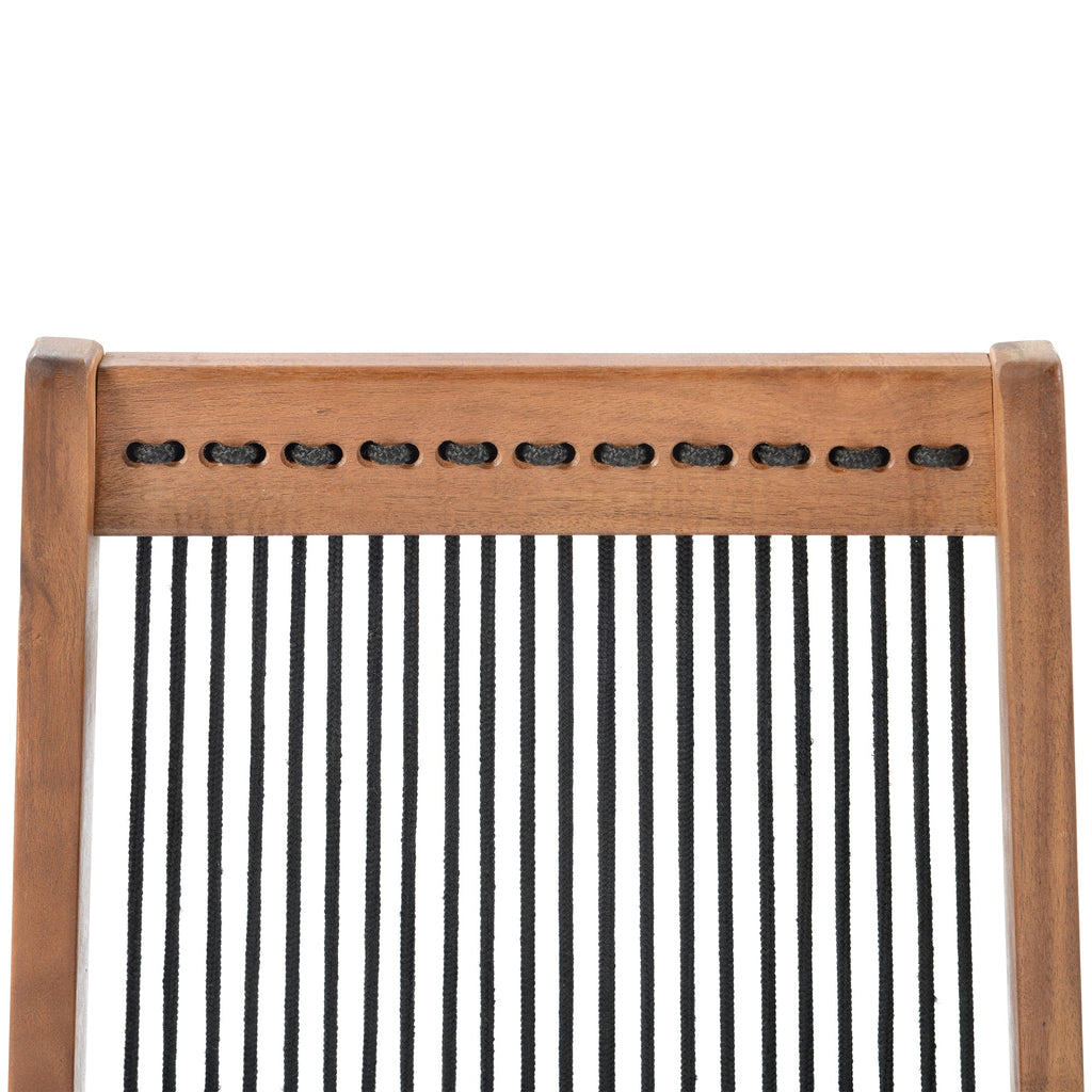 Folding Roping Wood Chair