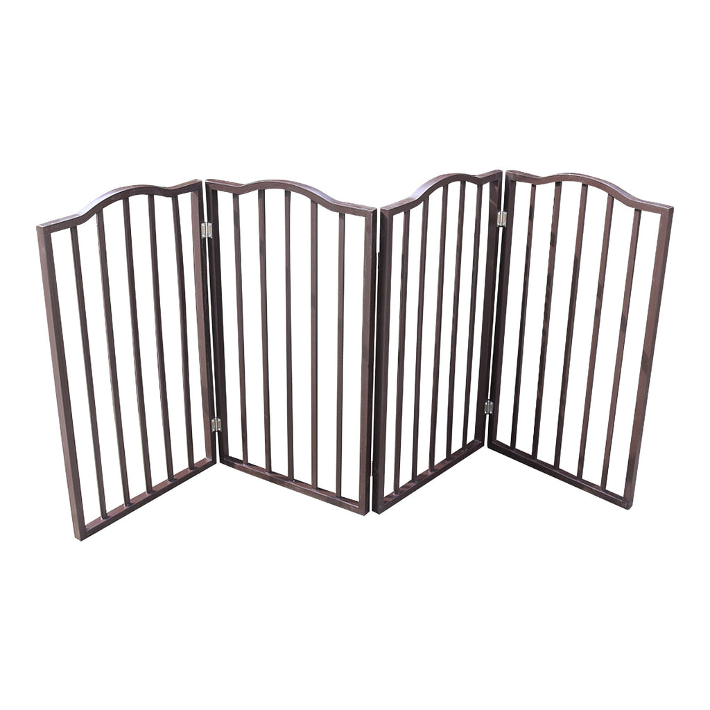 Freestanding Folding Pet Gate for Doorways and Stairs