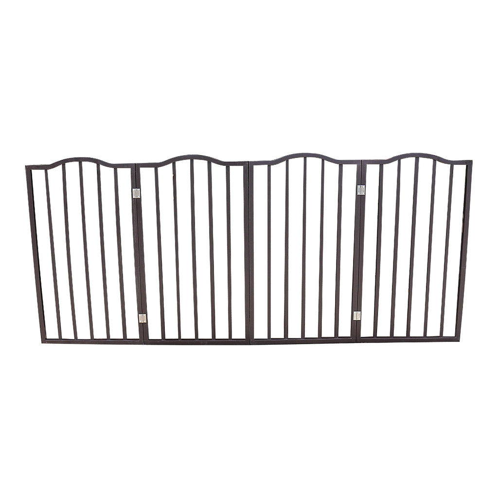 Freestanding Folding Pet Gate for Doorways and Stairs