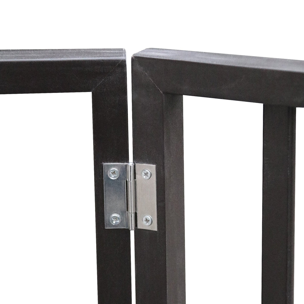 Pet Gate - Freestanding, Folding Dog Gate for Doorways and Stairs