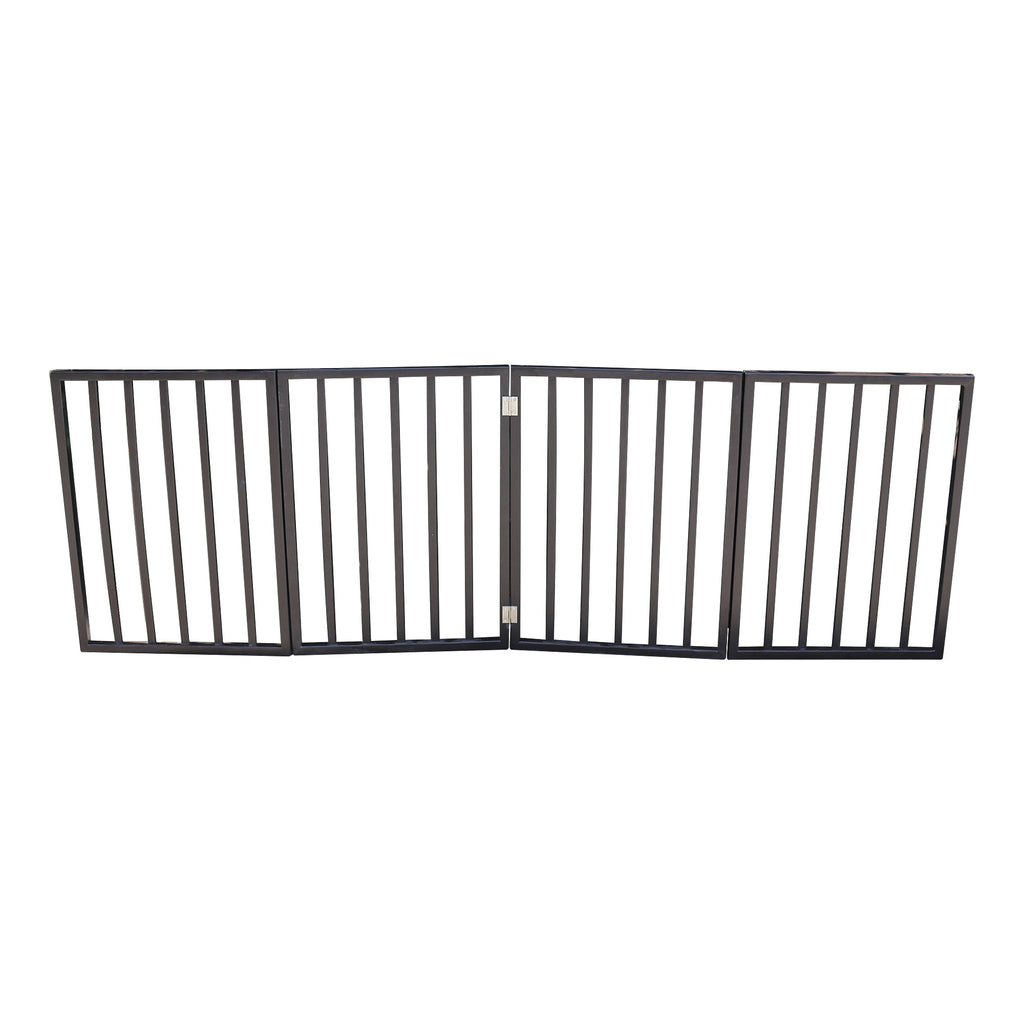Pet Gate - Freestanding, Folding Dog Gate for Doorways and Stairs