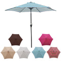 9Ft Umbrella - Blue Striped Canopy