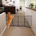 Pet Gate - Freestanding, Folding Dog Gate for Doorways and Stairs