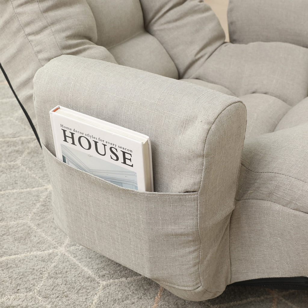 Adjustable Head and Waist Game Lounge Chair