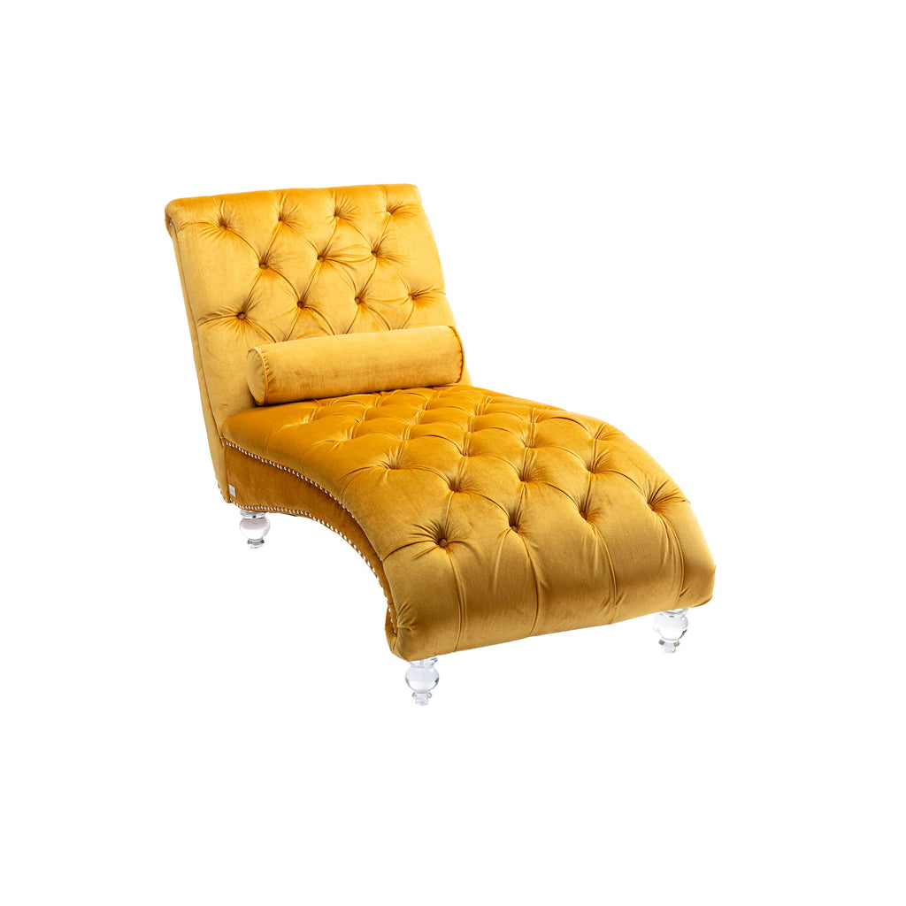 Velvet Chaise Lounge Indoor