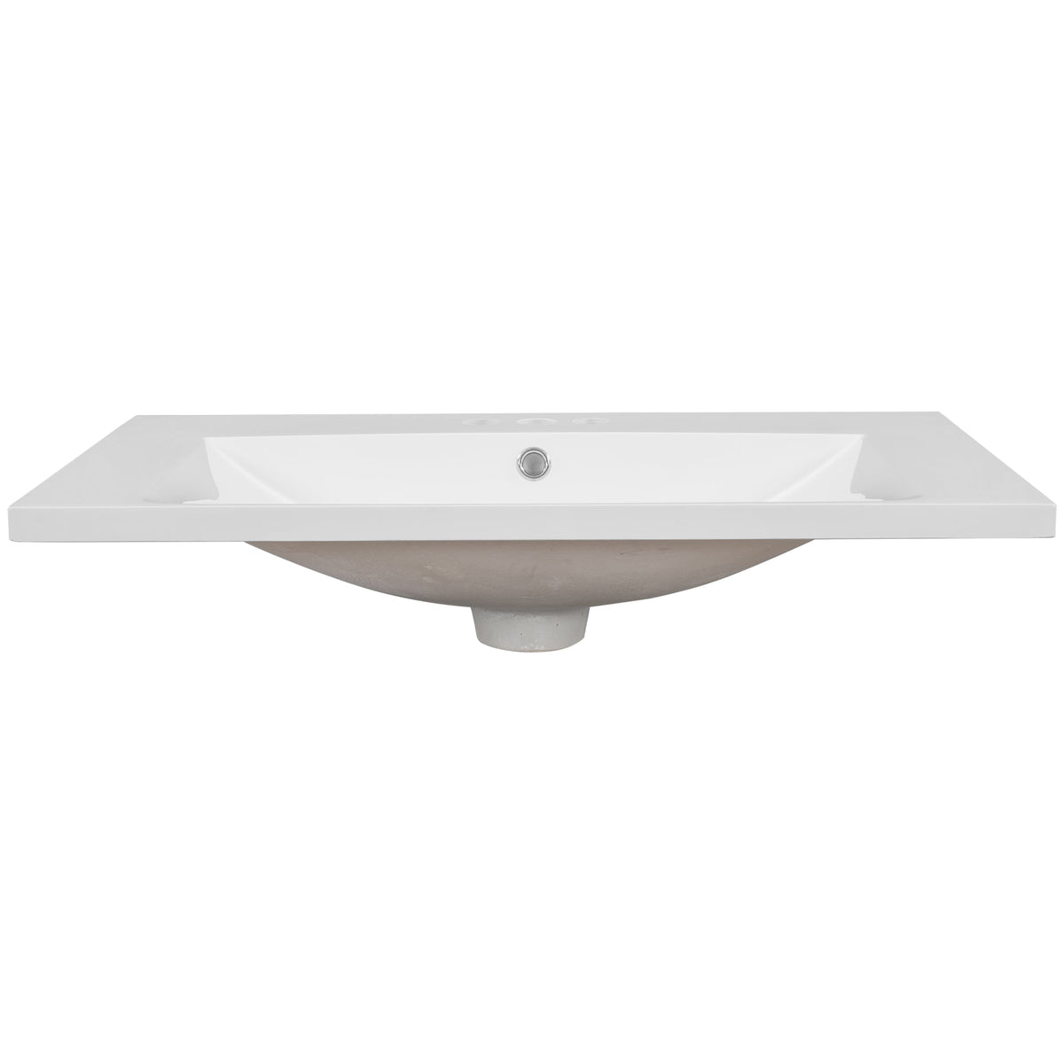 30" Single Bathroom Vanity Top with Ceramic