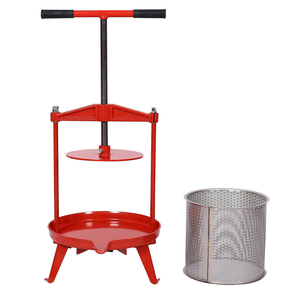 Stainless Steel Fruit and Wine Press 3.69 Gallon/14L