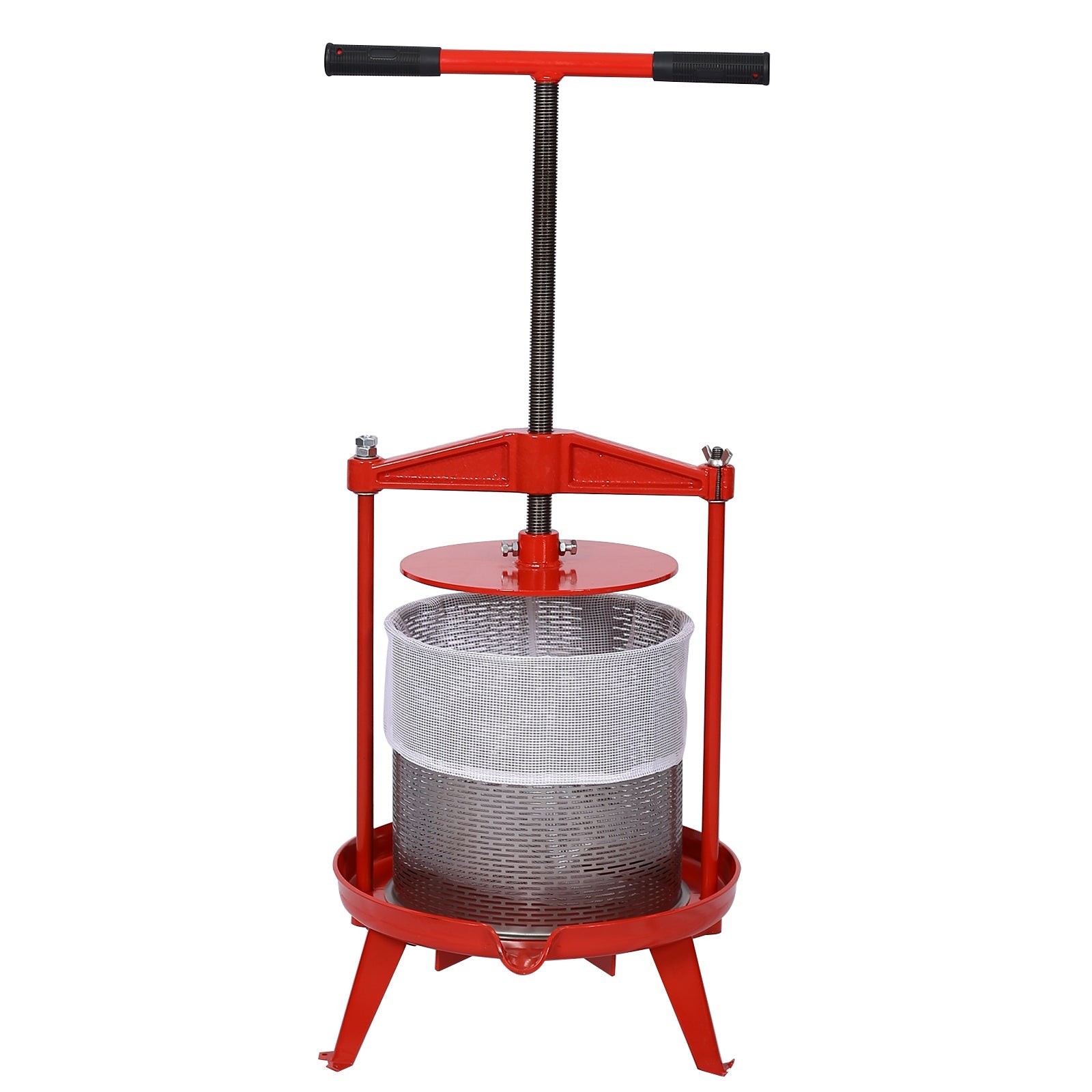 Stainless Steel Fruit and Wine Press 3.69 Gallon/14L