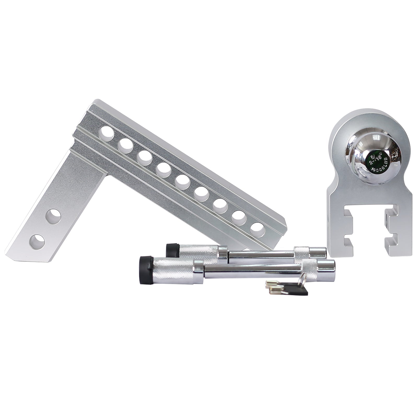 Alu Adjustable Trailer Drop Hitch for 2-Inch Receiver