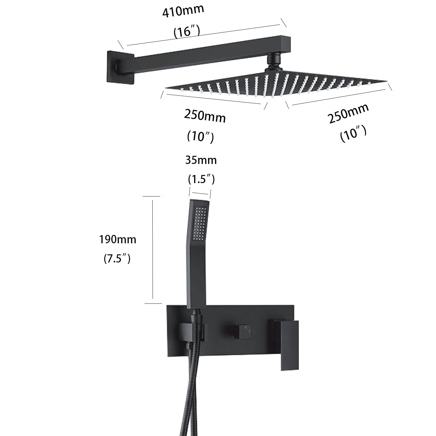 Freestanding Tub Faucet Shower System