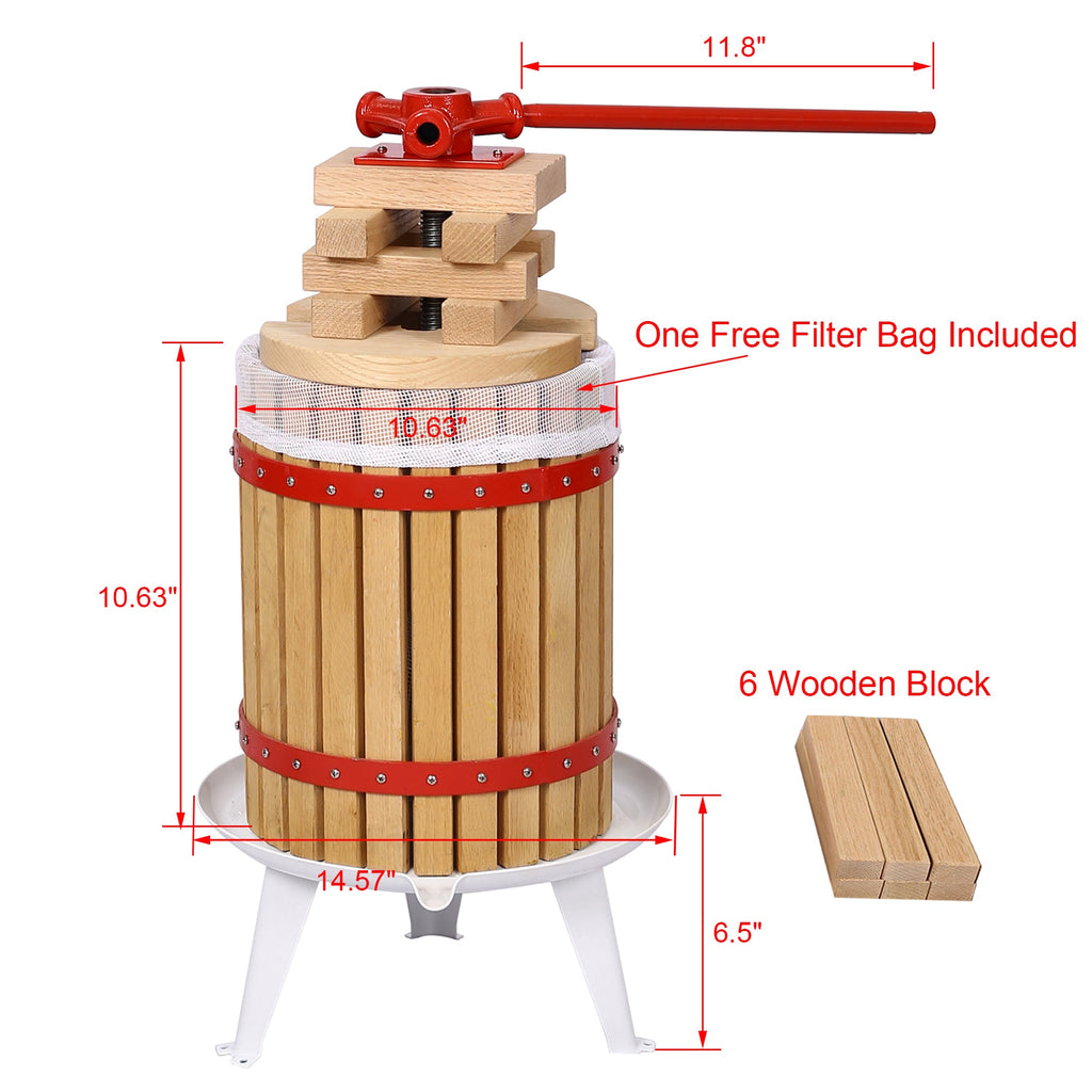 Fruit Wine Press - 3.17 Gallon/12L