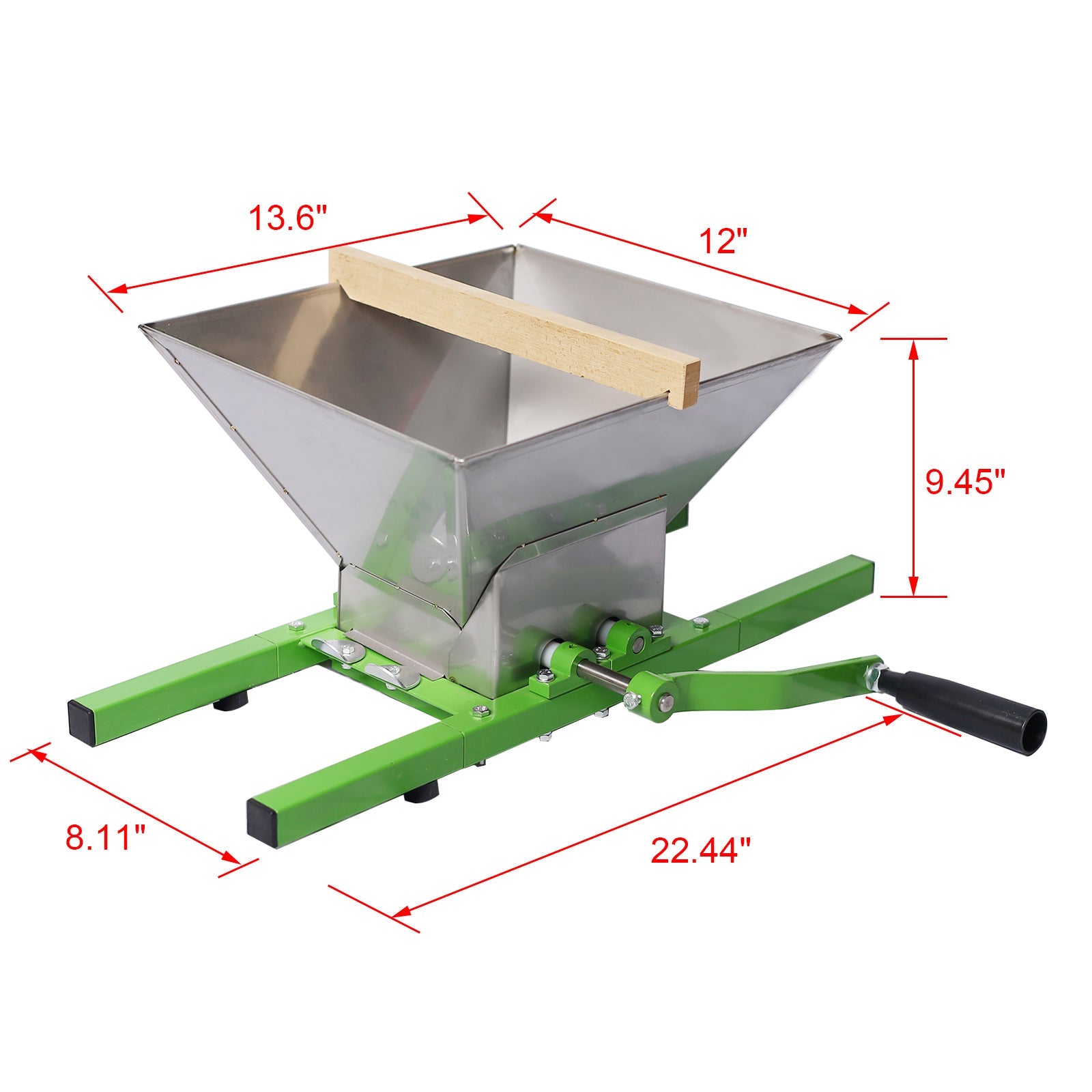 7L Manual Juicer Grinder - Portable Fruit Scratter