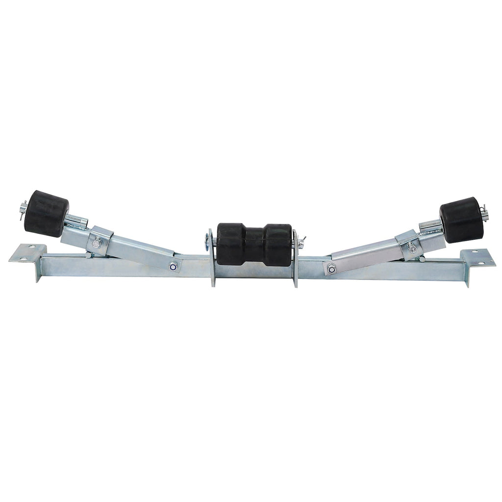 Boat Trailer Bottom Support Bracket with Keel Rollers