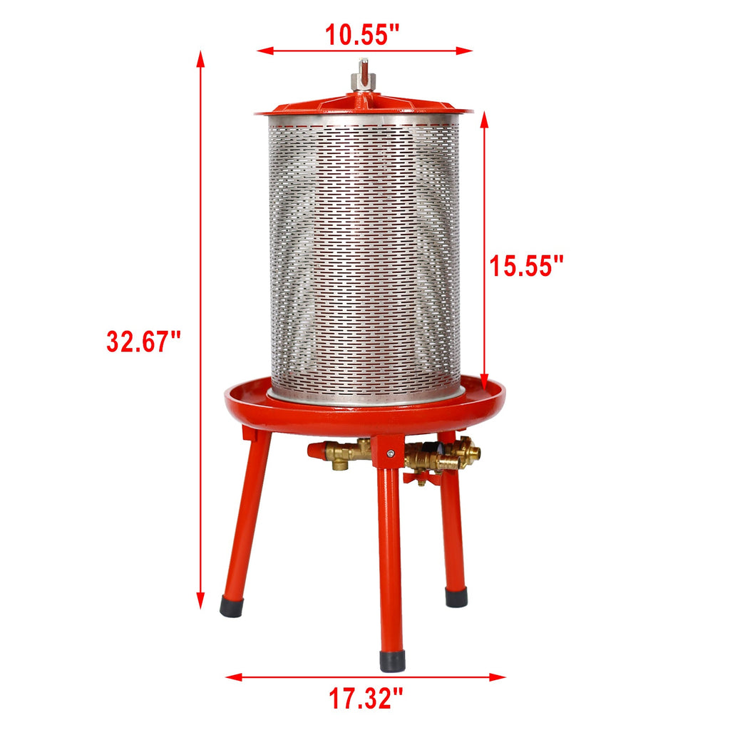 Hydraulic Fruit Wine Apple Press 5.3 Gallon